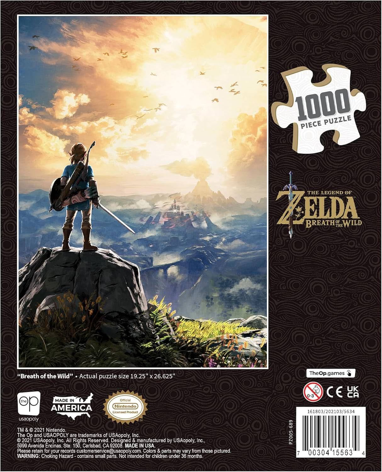 ジグソーパズル ゼルダの伝説 ブレス オブ ザ ワイルド USAoply 1000