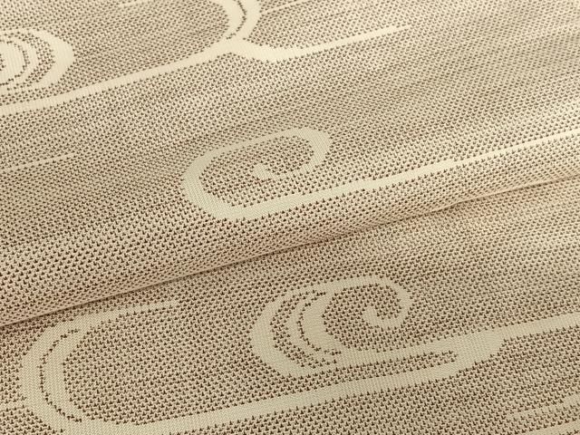 平和屋着物○本場大島紬 カタス9マルキ 流水文 正絹 逸品 AABA8865zg