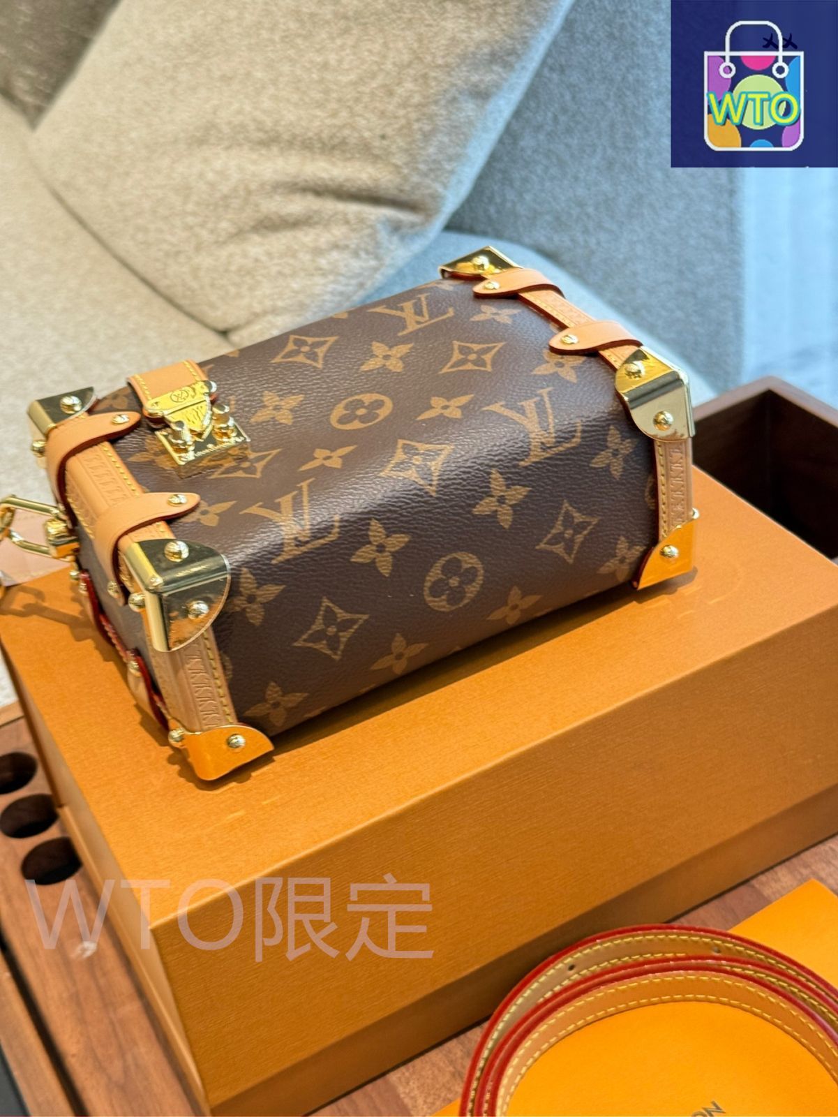 今日特価】LV SIDE TRUNK Soft Box Bag - ルイ・ヴィトン サイド
