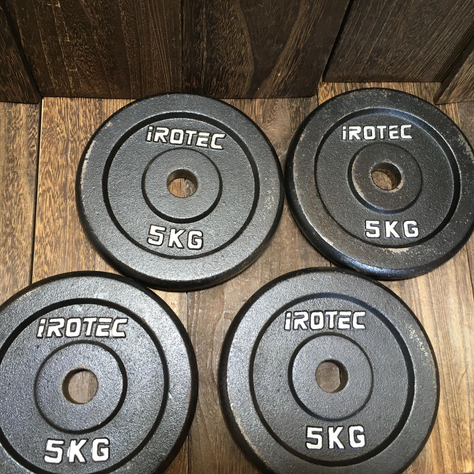 iROTEC 5KG ダンベルプレート 4枚セット - メルカリ