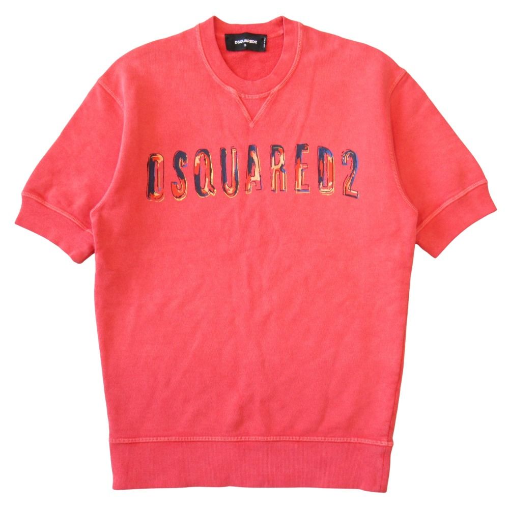 美品 18SS DSQUARED2 ディースクエアード ロゴ スウェット