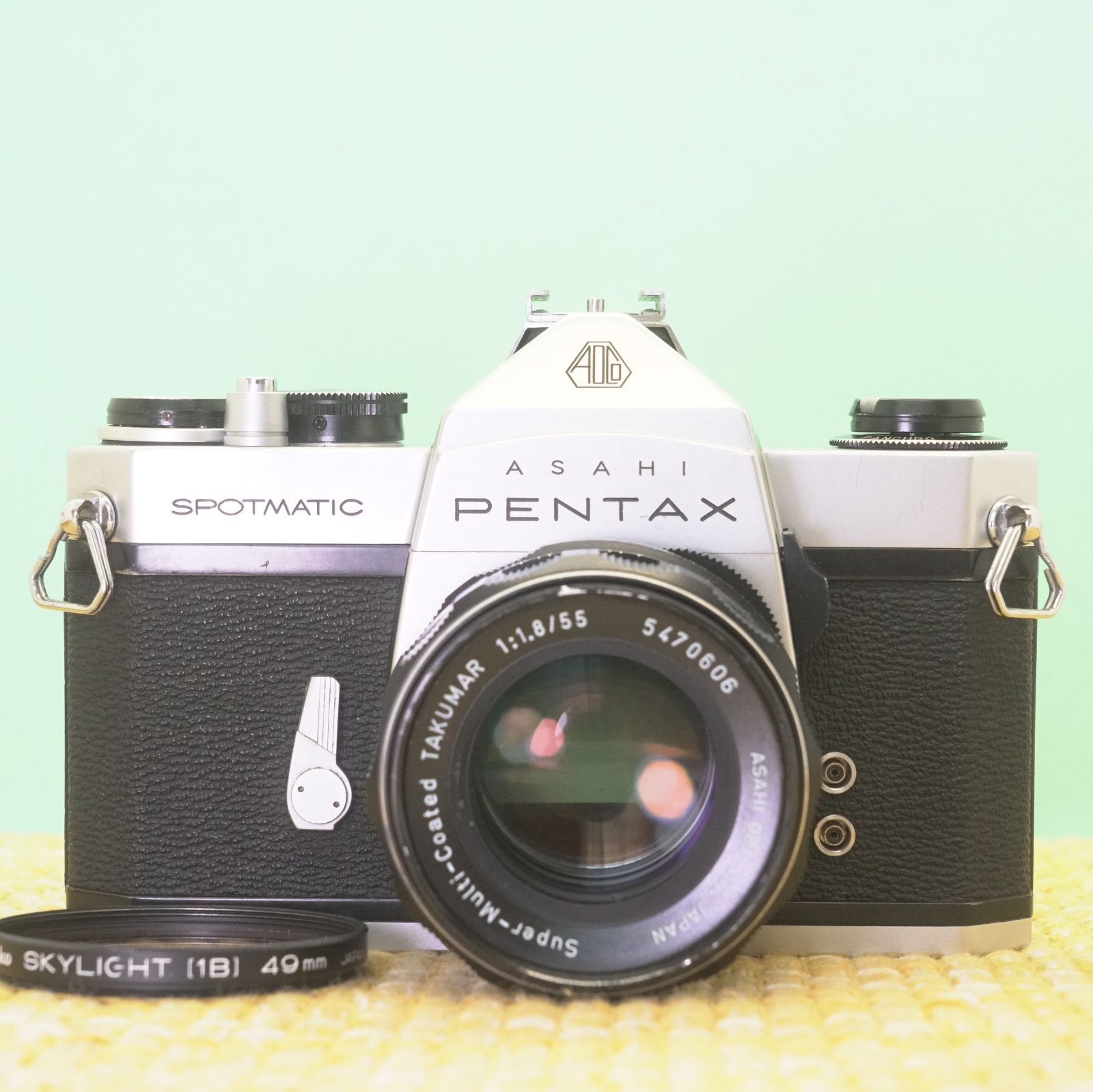 完動品◎ペンタックスSPF × 55mm f1.8 フィルムカメラ #641-