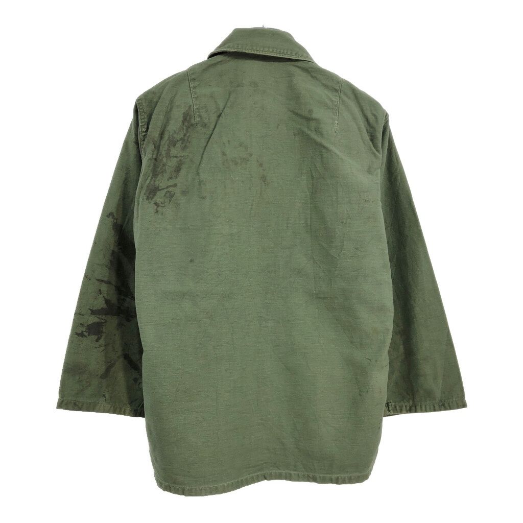 60年代 米軍実物 U.S.ARMY OG-107 コットンサテンシャツ