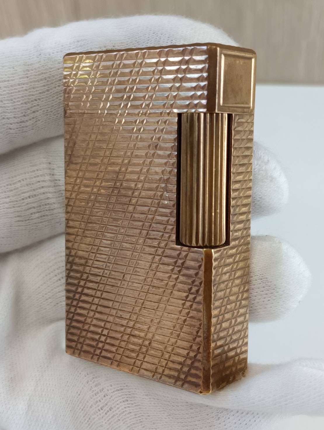 ＜中古品＞S.T.Dupont デュポン ガスライター シルバーカラー 火花散ります！ 箱入り 中古\u203b デュポン  ガスライター №0896中古品：