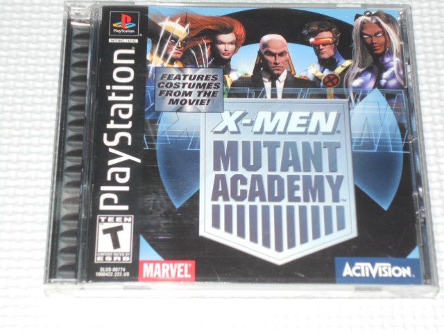 PS☆X-MEN MUTANT ACADEMY 海外版 北米版☆箱付・説明書付・ソフト付 