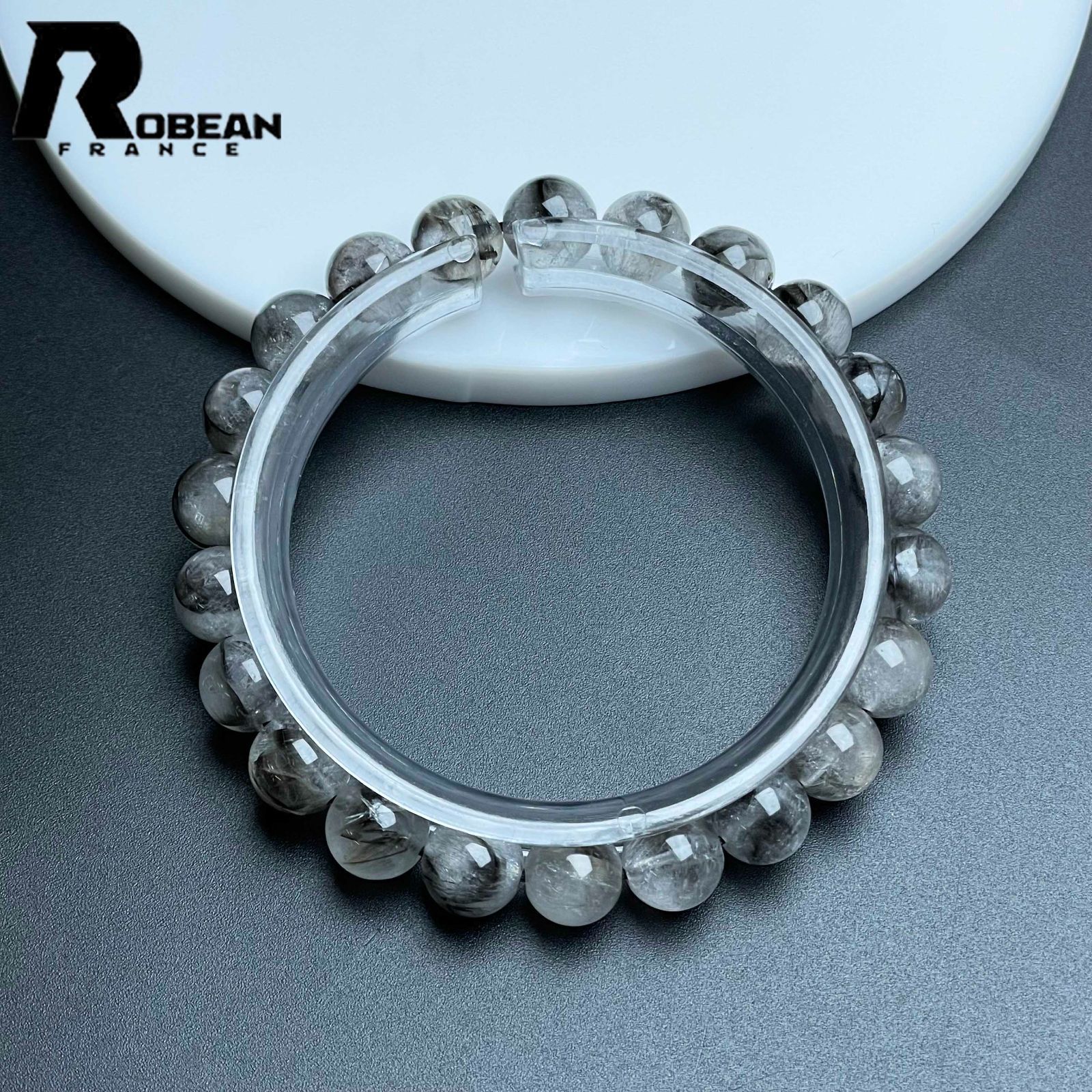 絶賛 EU製 定価21万円 ROBEAN ブルッカイトインクォーツ パワーストーン アクセサリー ブルッカイト 天然石 プレゼント1 8.8-9.4mm M0721846