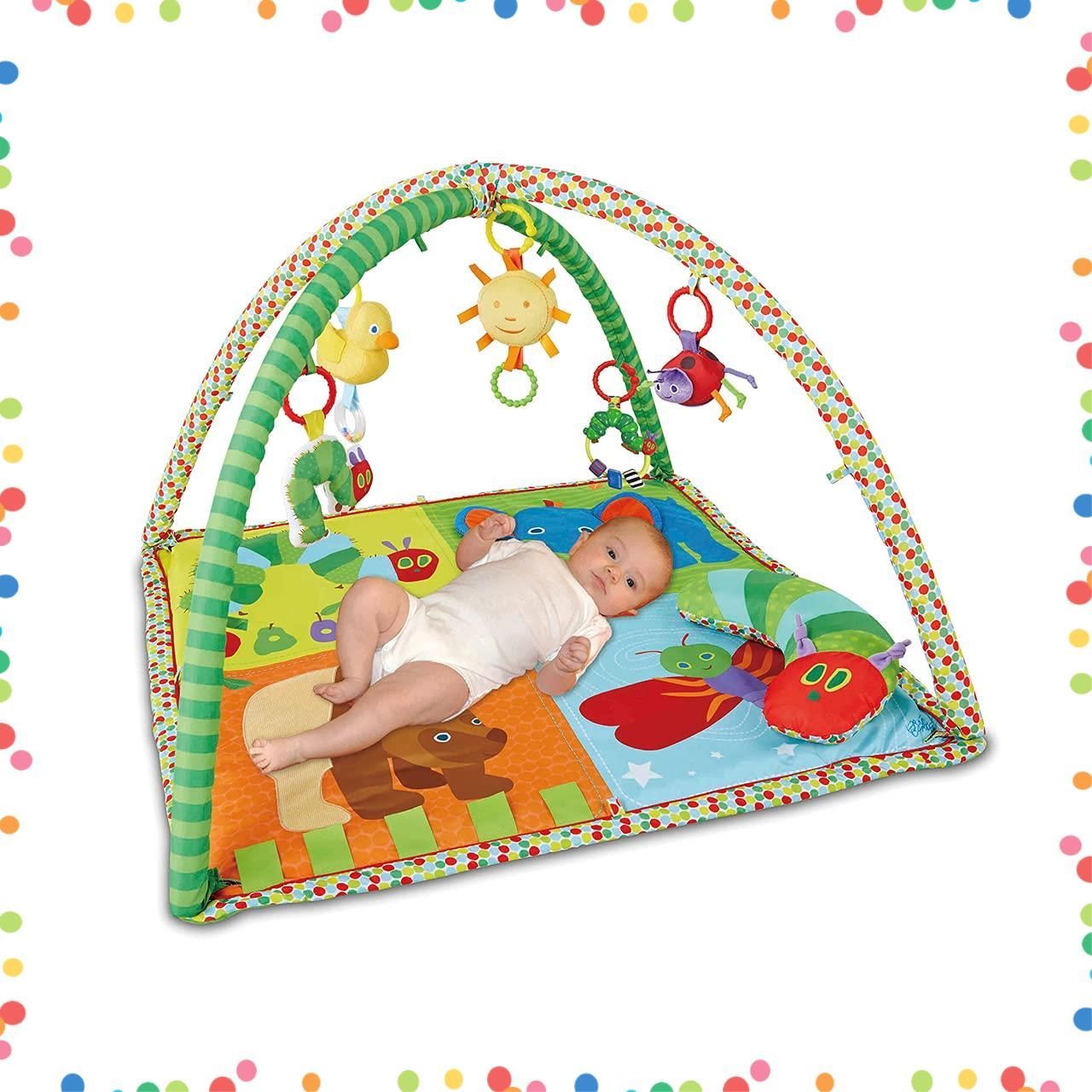 人気商品 日本育児 ベビージム はらぺこあおむし アクティビティプレイジム 新生児から対象 成長過程に合わせて使用