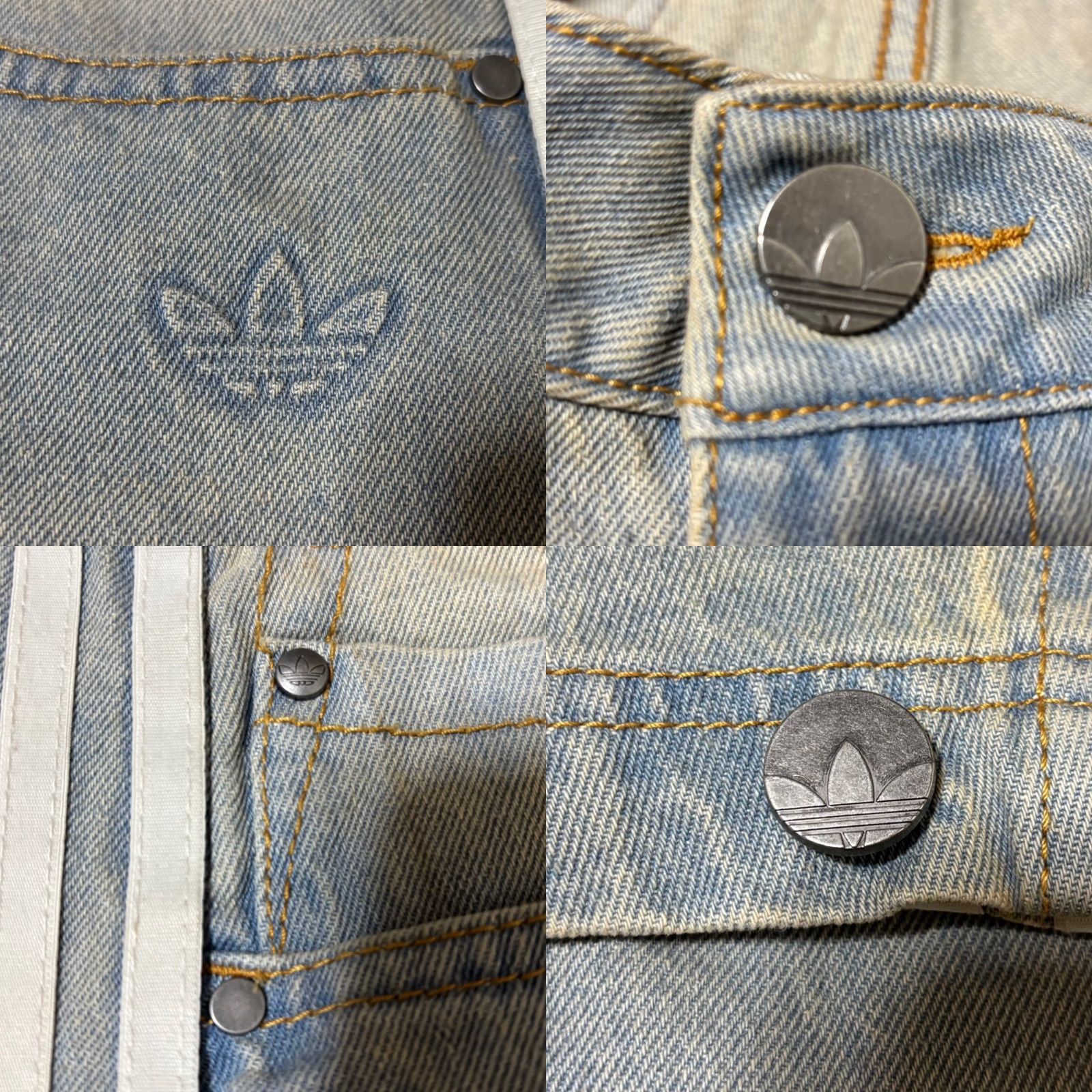 新品28⭐️ADILENIUMシーズン3 バナナフィット ウォッシュドデニムパンツ Adilenium シーズン 3 バナナフィット ウォッシュドデニムパンツ
