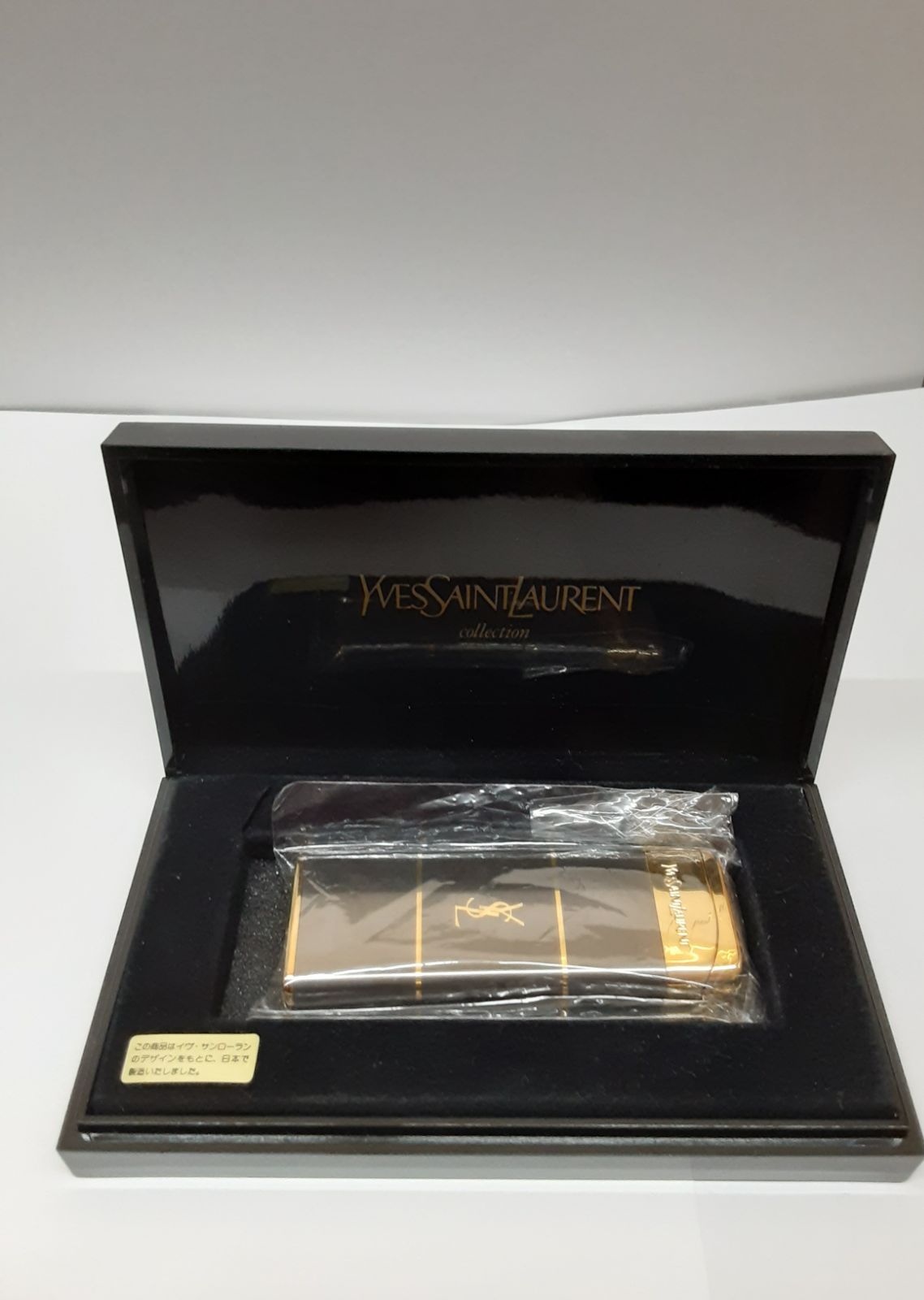 ☆未使用品☆ YSL YVES SAINT LAURENT ガスライター 動作確認済 シルバー ゴールド