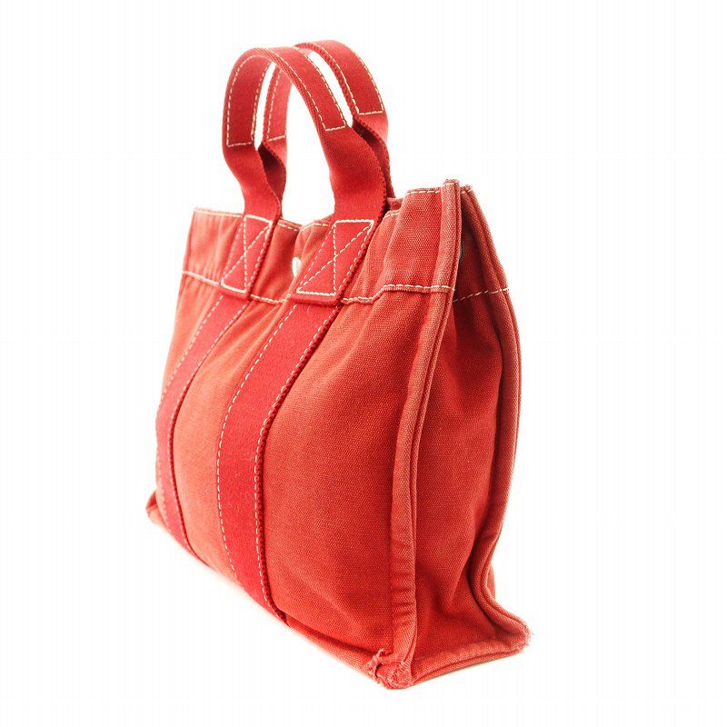 エルメス HERMES フールトゥPM キャンバス トートバッグ ハンドバッグ 
