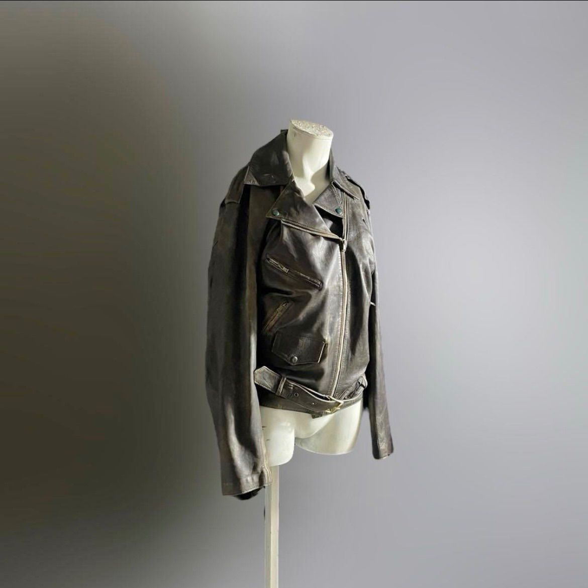ヨーロッパ ヴィンテージ ライダース レザージャケット 80s 70s