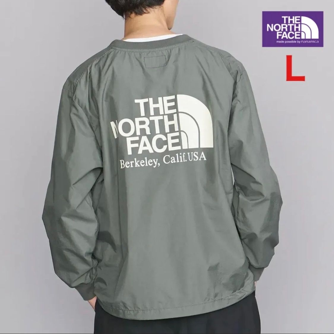 THE NORTH FACE / PURPLE LABEL BEAUTY&YOUTH別注 L/S Logo Woven Tee