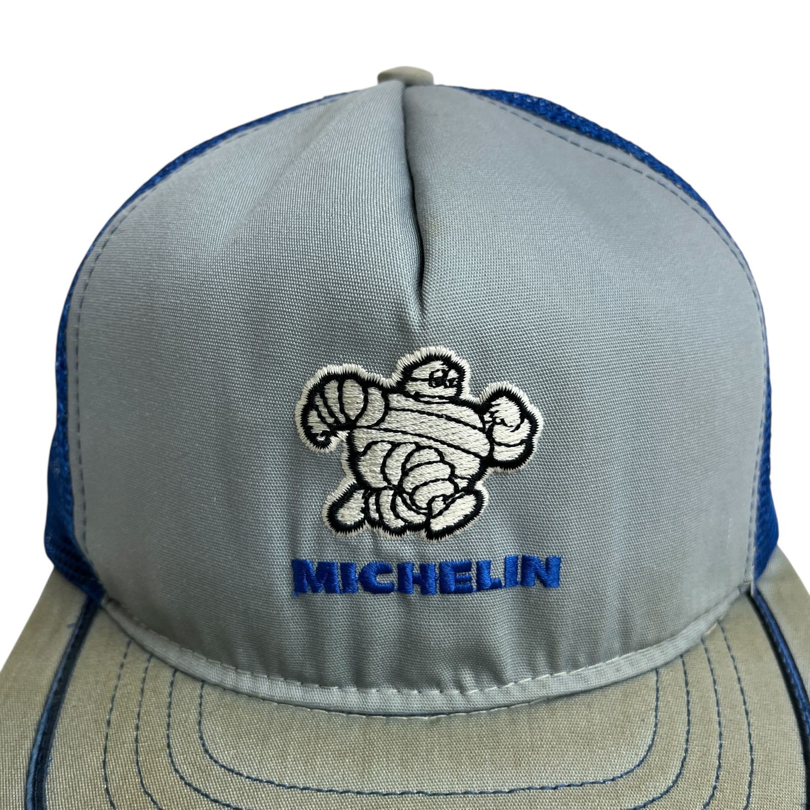 超希少品　青色 Aロゴ 昔の野球キャップ サイズは1/2(約60cm)USA製 4808af17357808c6bab01a2bca48ca