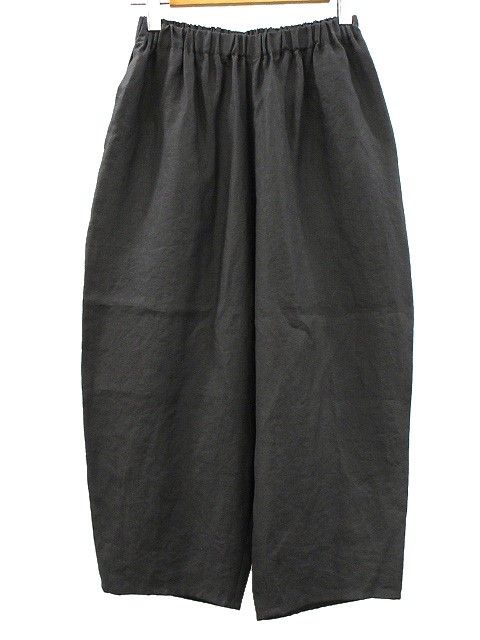 ヨーガンレール JURGEN LEHL ババグーリ ヘンプ バルーンパンツ M クロ  
