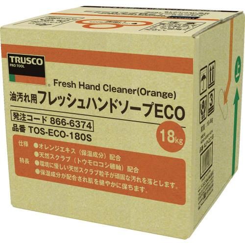TRUSCO(トラスコ) フレッシュハンドソープECO 18L 詰替 バッグインボックス TOSECO180S 8,718円