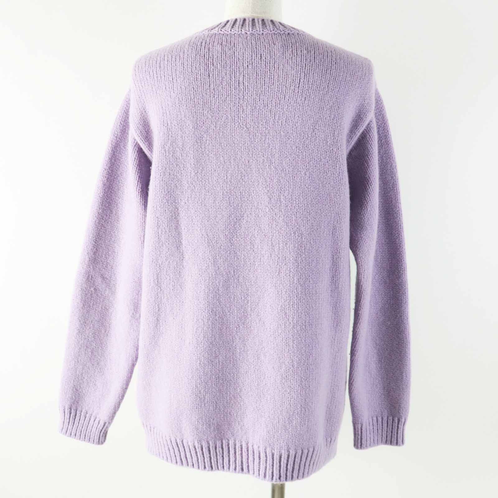 極美品◎Yoshitomo Nara Stella McCartney 奈良美智 ステラマッカートニー ウールメリノ ブレンド ジャンパー／長袖 ニット 紫 S 正規品 極美品◎Yoshitomo Nara Stella McCartney 奈良美智 ステラ