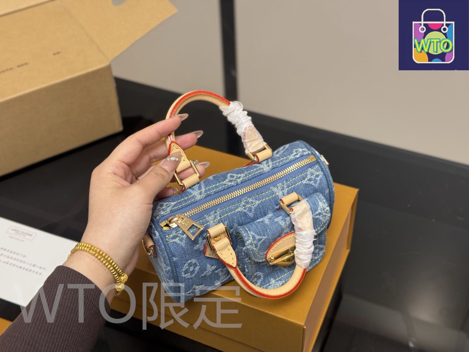 【追跡付】早い者勝ち♡デニムが可愛い♪ナノスピーディ 追跡付】早い者勝ち♡デニムが可愛い♪ナノスピーディ