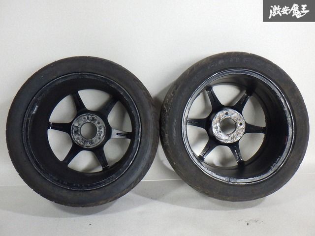 品!! Buddy club P-1レーシング 17インチ 9 J 27 PCD 114.3 4 H 4穴 ホイール 2本 シルビア 180 SX 塗装品 棚B-5