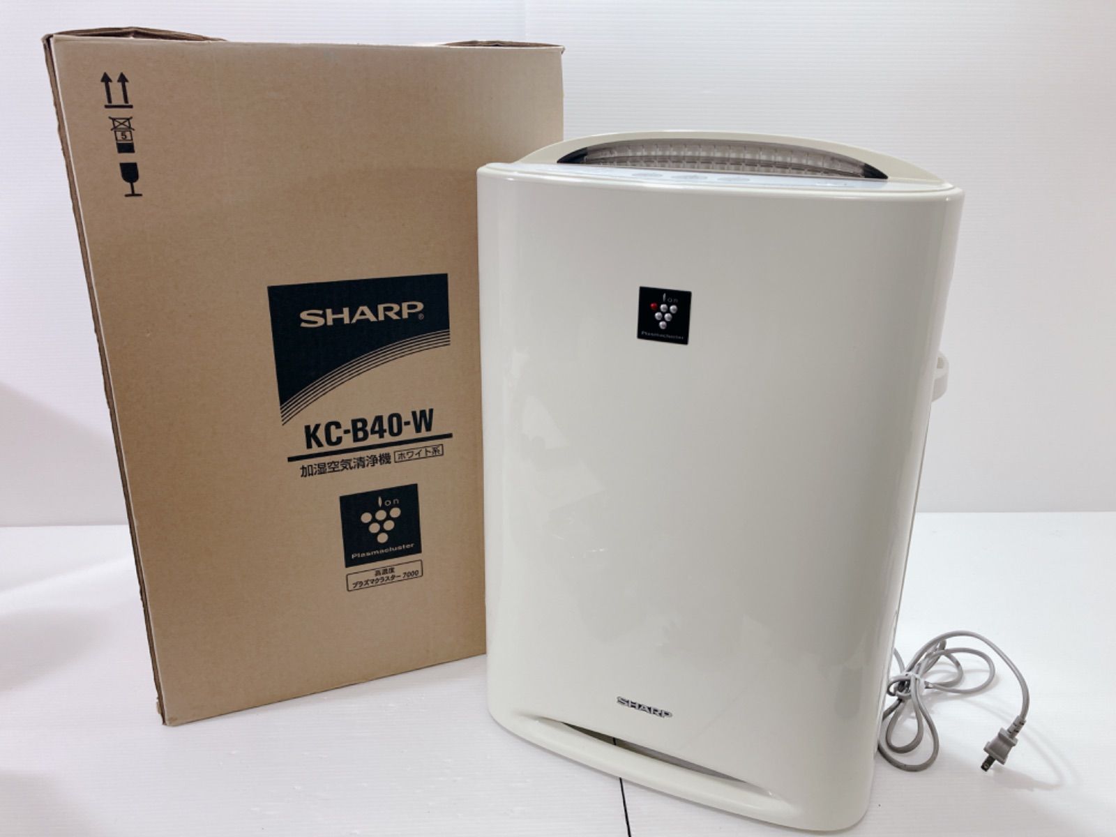 新品未使用 シャープ 加湿空気清浄機 KC-B40-W ホワイト - 空気清浄機