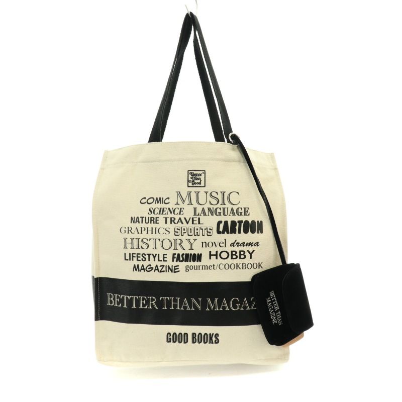 ベターザングッド BETTER THAN GOOD 24SS BTG MAGAZINE BAG トート 