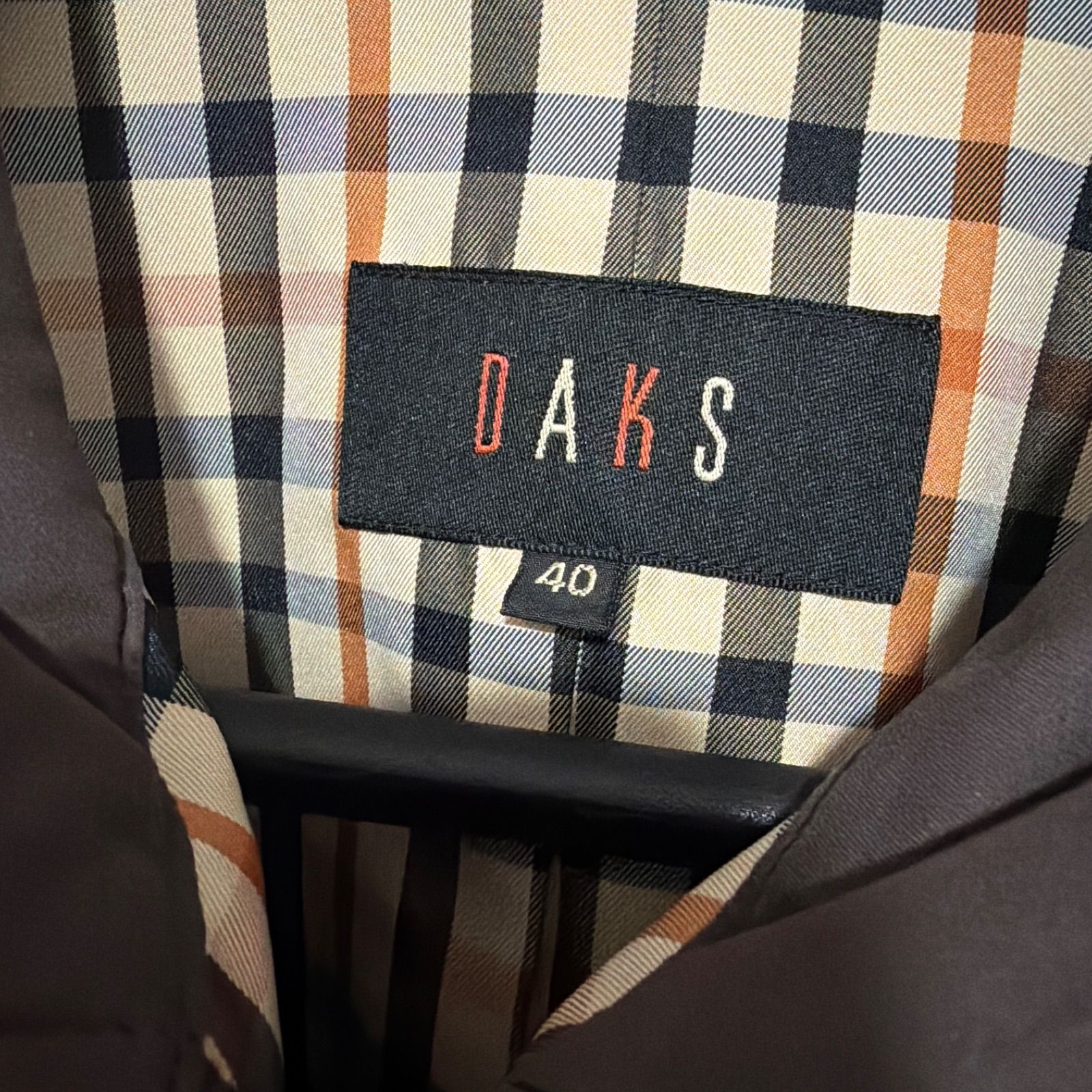 Z1581 DAKS ダックス キルティング中綿コート ショートコート 