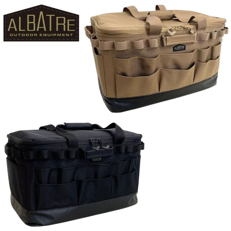 アルバートル ALBATRE マルチギアコンテナwithポケット Mサイズ 48L AL-OB121 48WP ギアのおうち 山と遊ぶ キャンプ用品