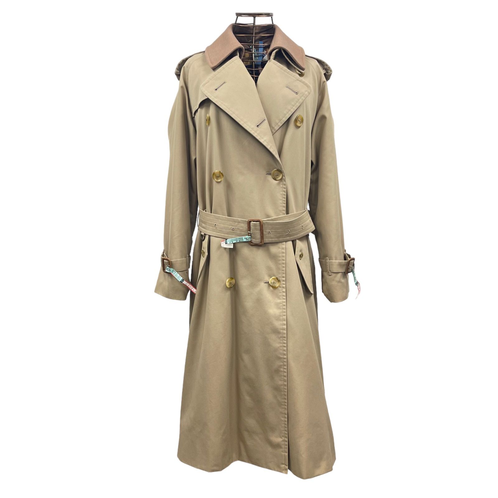 【完備品】 80年代　burberry トレンチコート　ホワイトベージュ 楽天市場】80年代 スペイン製 Burberrys バーバリーズ トレンチ