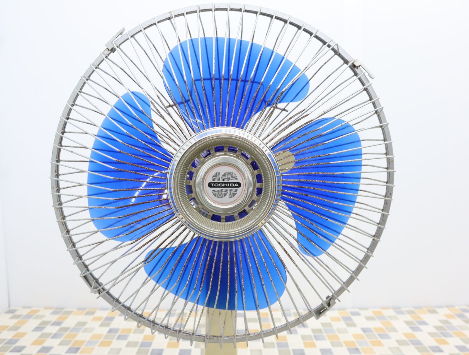 ▽1976年製 昭和51年 アンティーク｜30cm 4枚羽 レトロ 扇風機