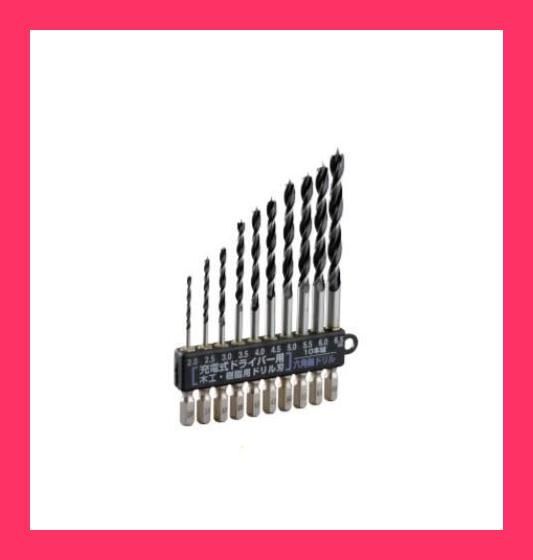専用出品 26808 木工・樹脂用ドリルセット 六角軸 RELIEF ドリル径2.0～6.5mm 1