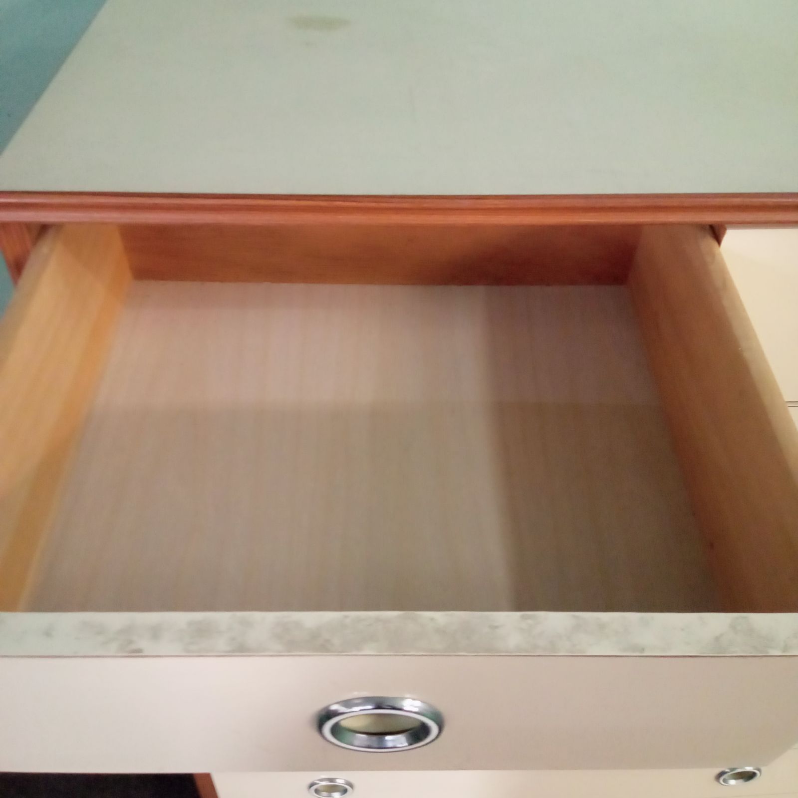 16昭和レトロ レトロポップ オレンジ 5段チェスト ヴィンテージ家具 美