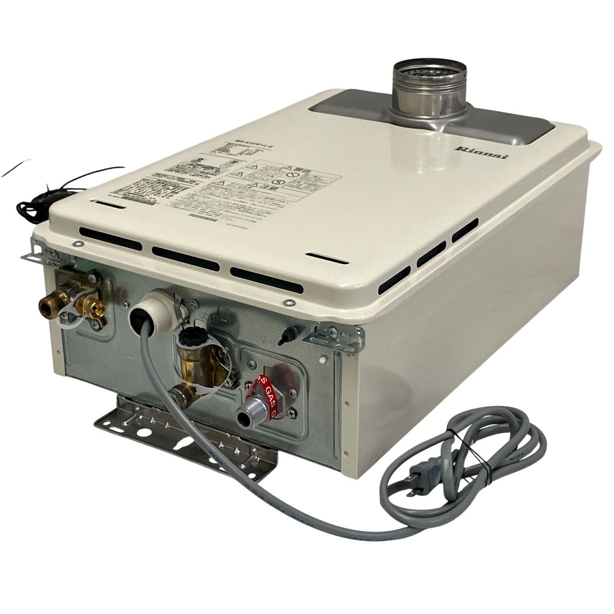  Rinnnai RUX-A 1616 T ガス給湯器 都市ガス 屋外式 2020年 リンナイ 良好 アートパネル 配管カバー その他 住宅設備