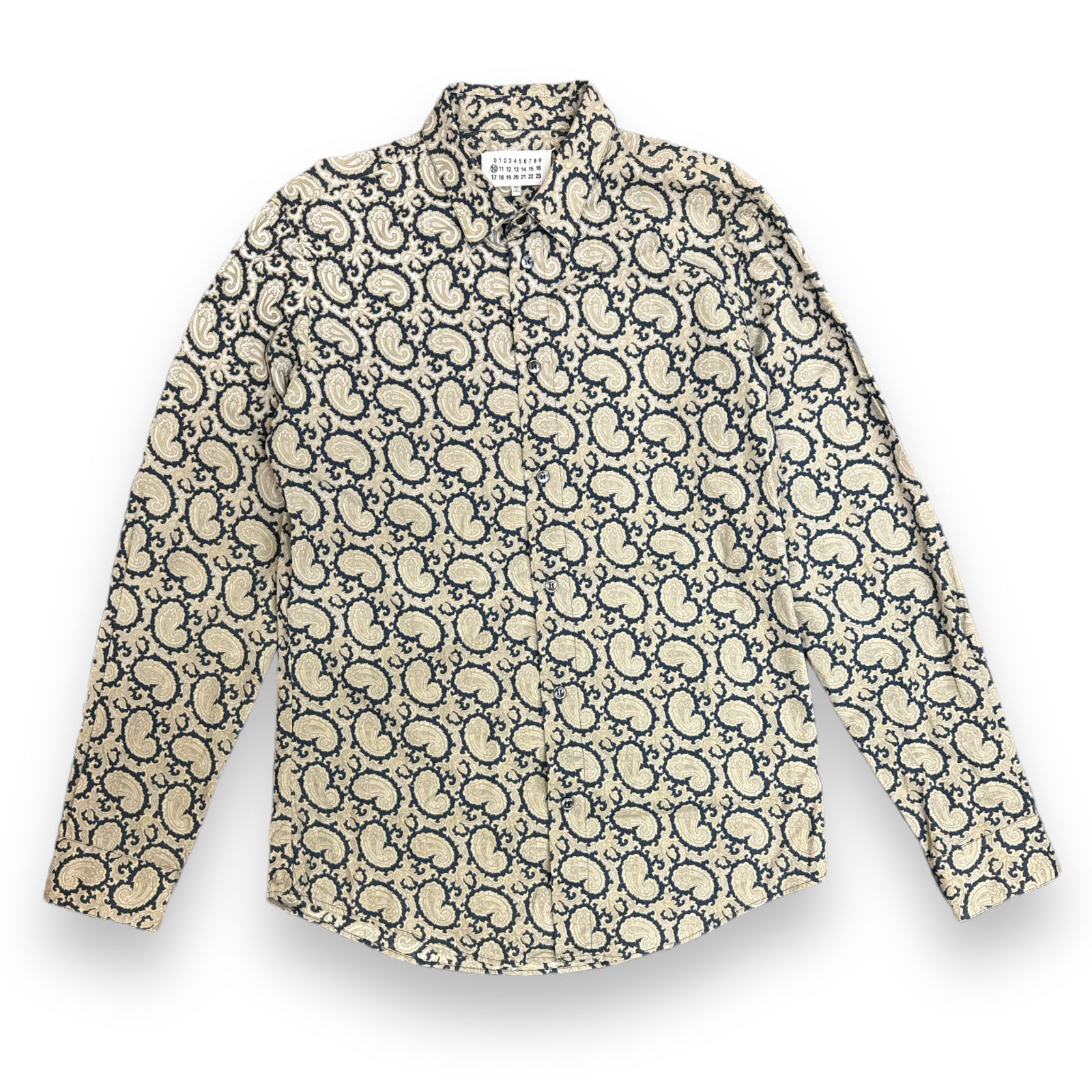国内正規 Maison Martin Margiela 13AW ペイズリーシャツ メゾン 