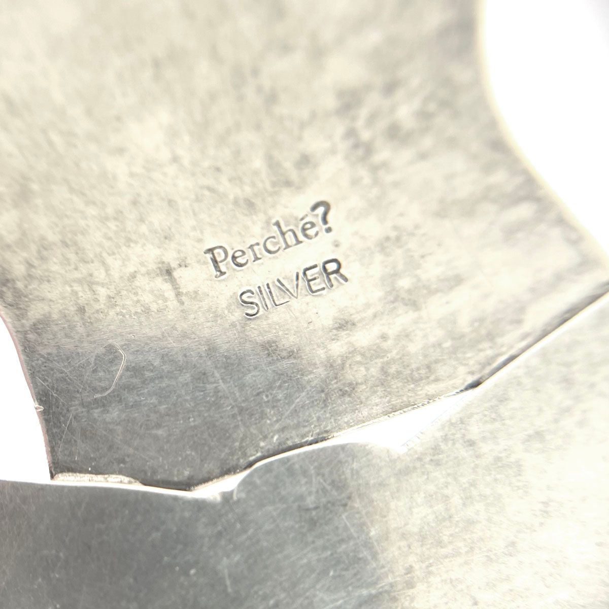 Perche ペルケ SVネックレス シルバーカラー SILVER 925 ユニセックス 
