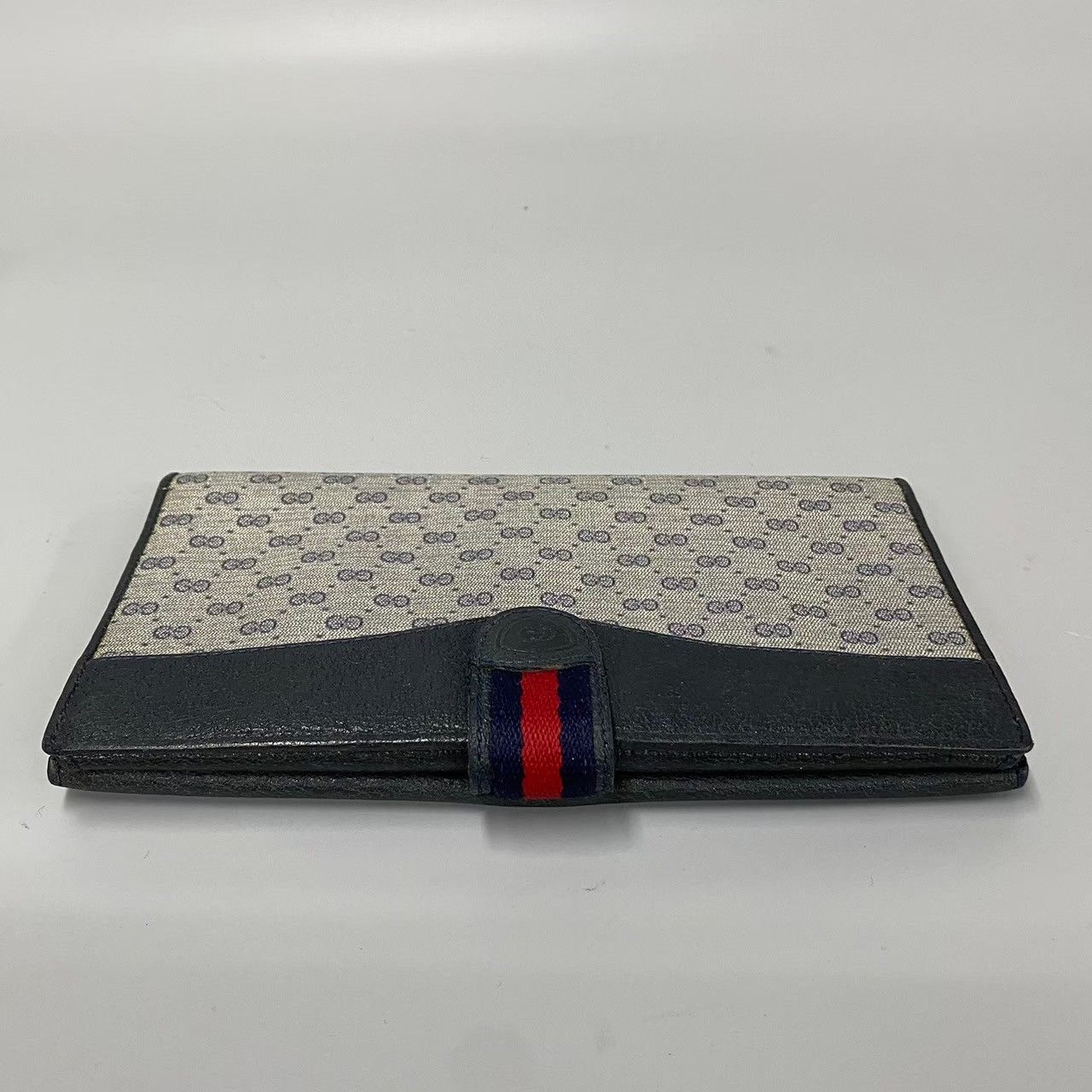 美品 GUCCI グッチ オールドグッチ シェリーライン マイクロGG