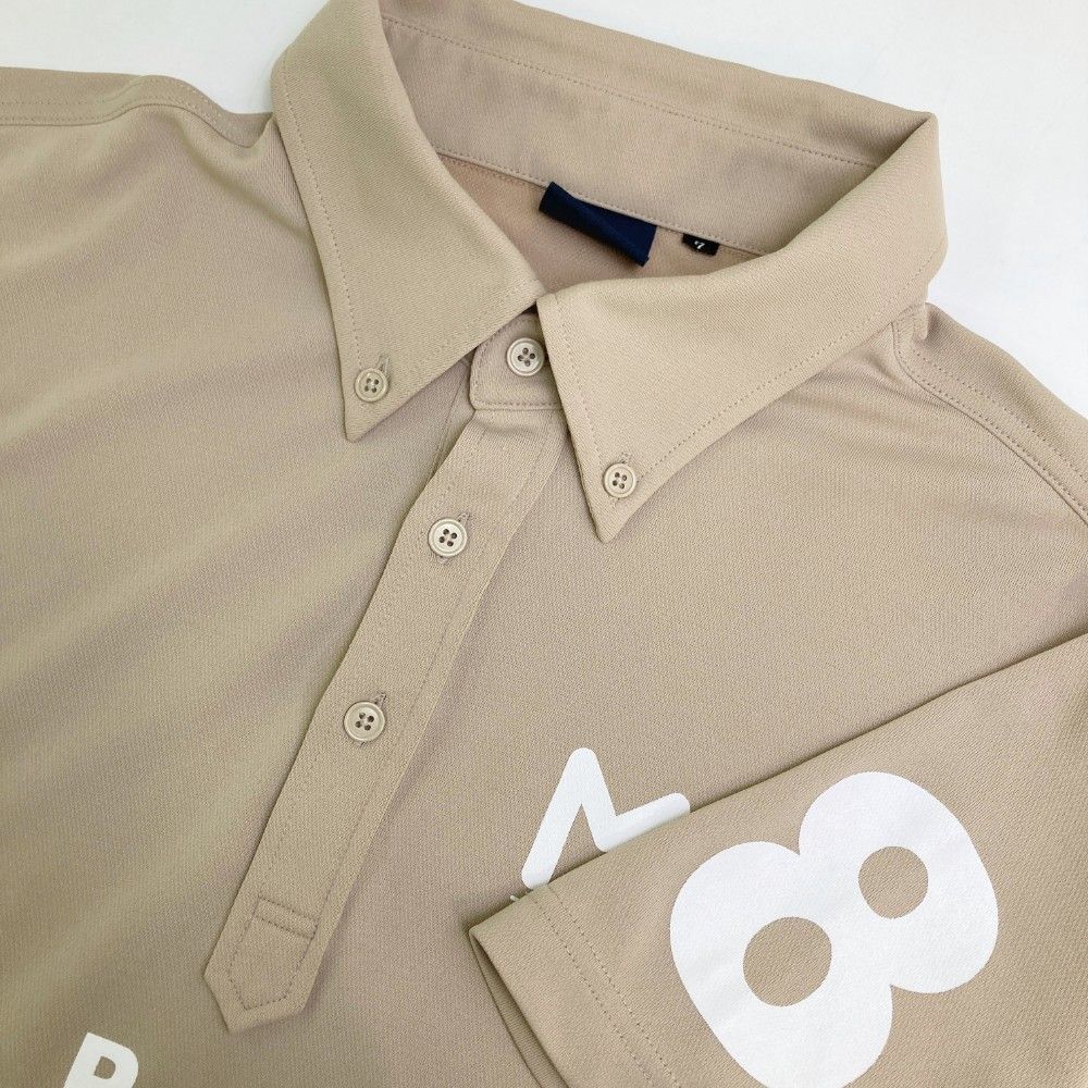 MUTAMAR MARINE ムータマリン　ベージュ ゴルフ　ポロシャツ L MUTAMAR MARINE ムータマリン ベージュ ゴルフ ポロシャツ L