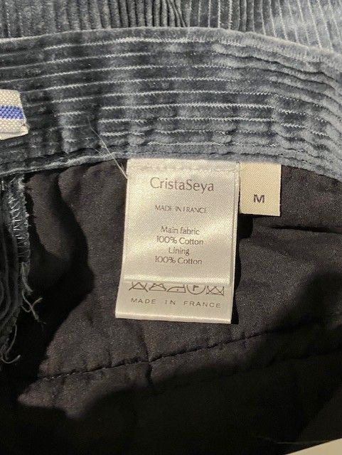 CristaSeya 16AW コーデュロイパンツ レディース ネイビー M