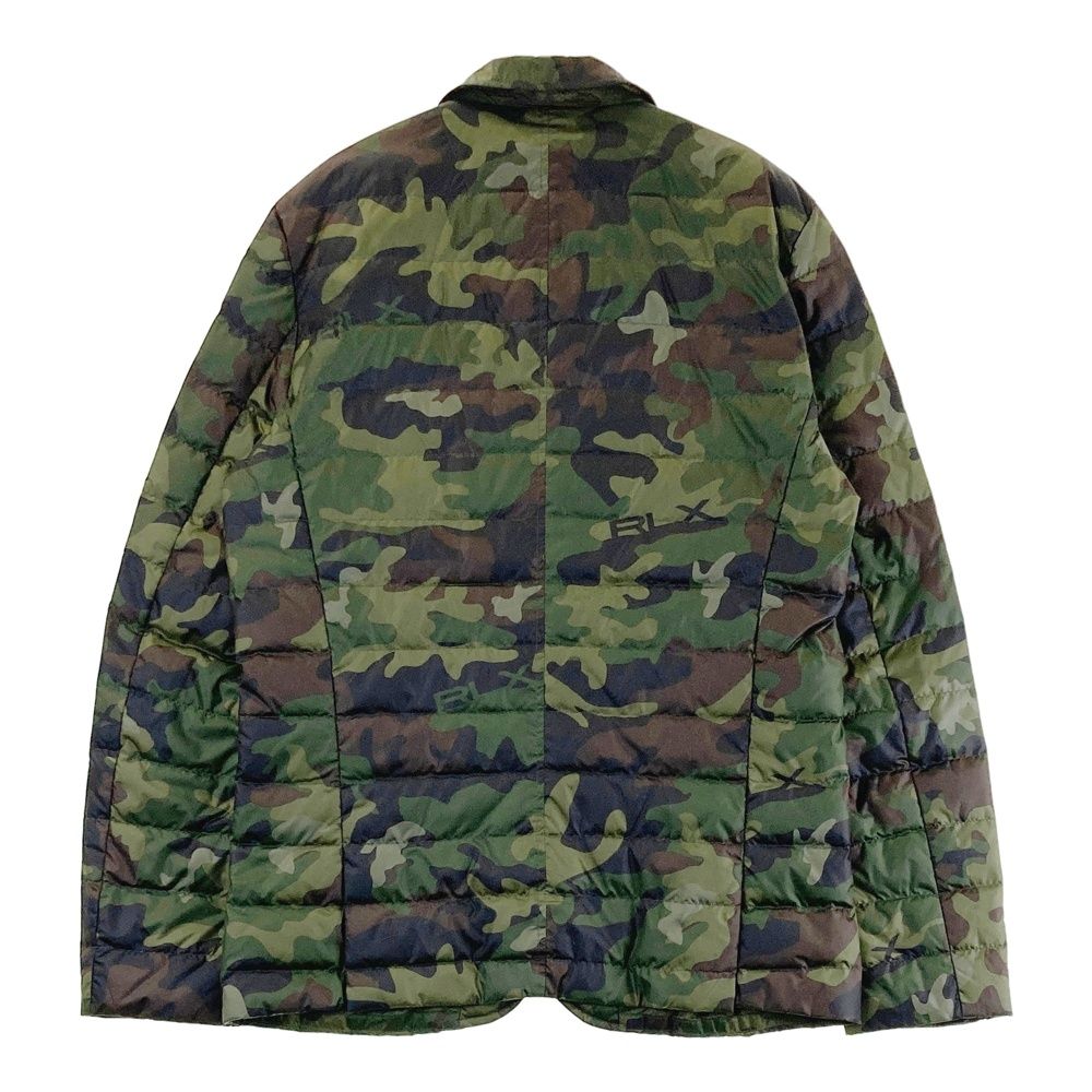 サイズ S RLX ラルフローレン ダウンジャケット カモフラ 迷彩柄 カーキ系 240101521035 ゴルフウェア メンズ ストスト