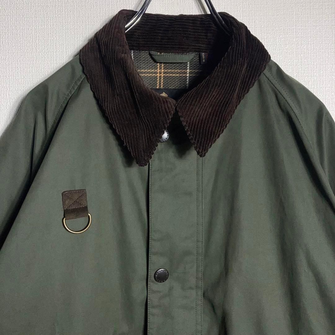 美品】バブアー スペイノンオイルジャケット 襟コーデュロイ