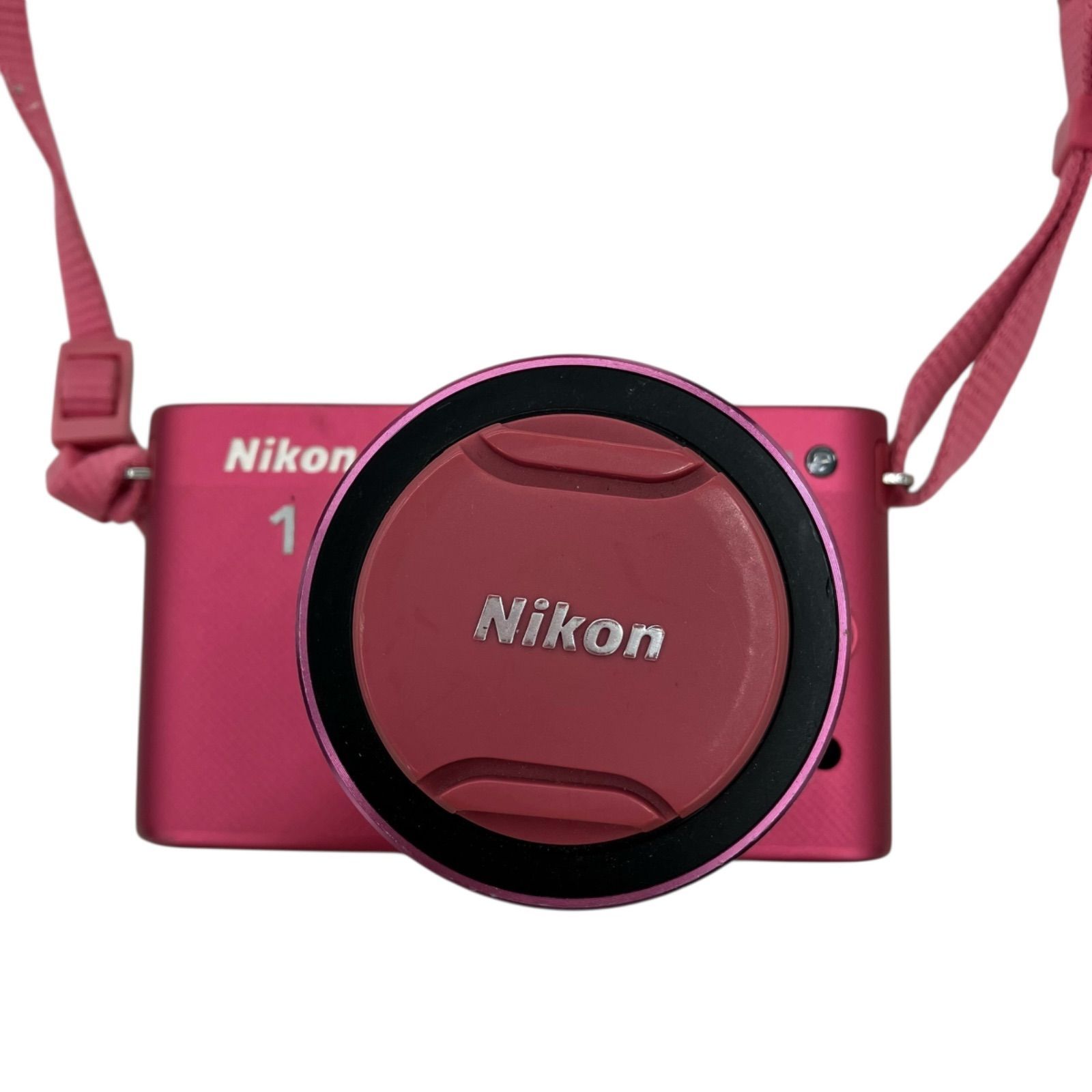 186000 現状品 Nikon J2ピンク ミラーレス一眼 ズームレンズキット 