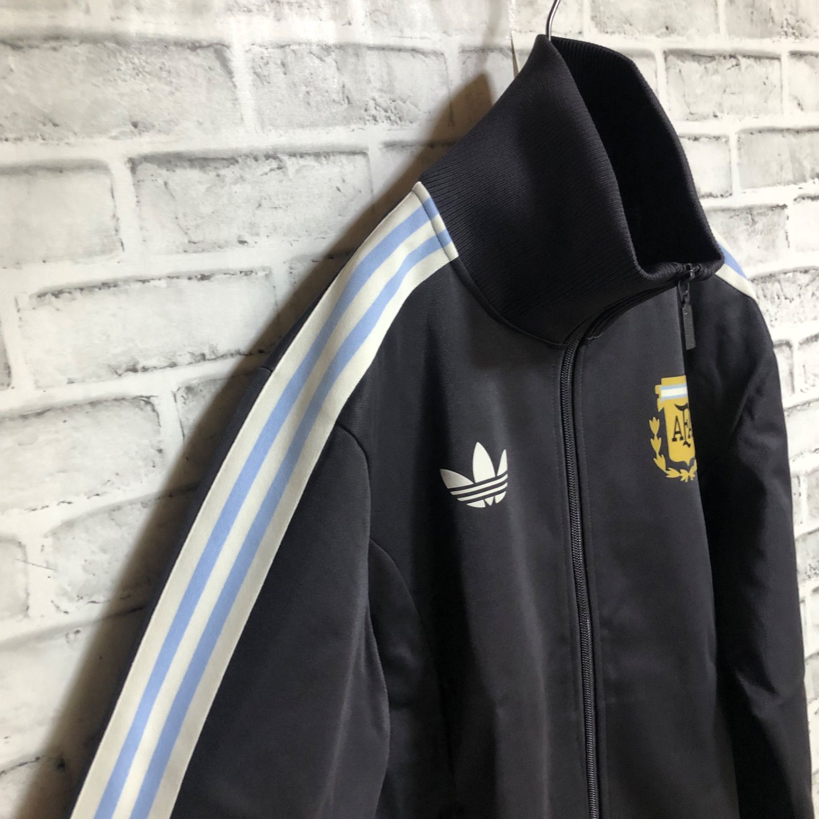 新品2XL⭐️adidas トラックジャケット/ジャージ トレファイルロゴ  