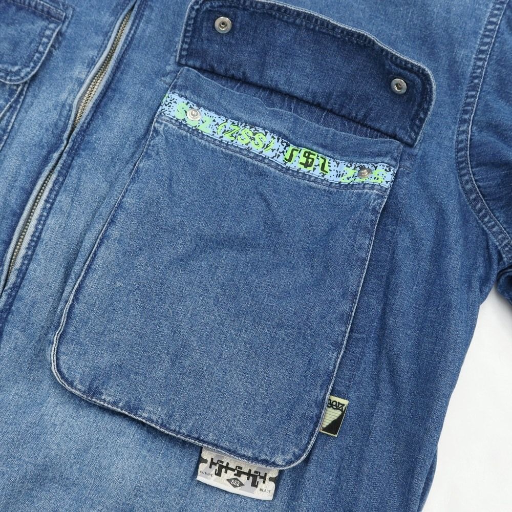 中古】エスエスズィー SSZ 2023年春夏 DUNGAREE BLOUSON コットン ジップアップ デニムジャケット ブルゾン ブルー【サイズL】【メンズ】  - メルカリ