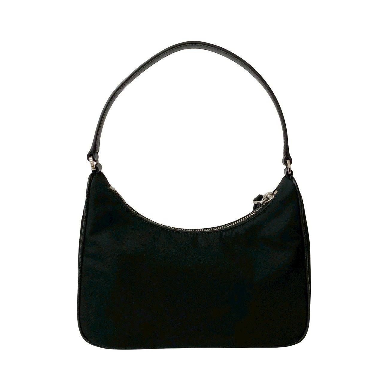 希少 PRADA プラダ ハンドバッグ ベルト ナイロン 三角ロゴ レザー 希少☆プラダ ショルダーバッグ ナイロン×レザー 三角ロゴ
