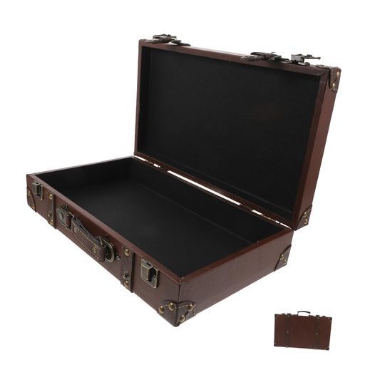 トランクケース アンティーク ヴィンテージスーツケースの撮影の小道具