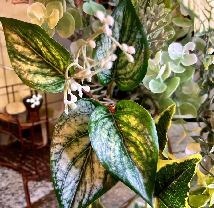 光触媒　人工観葉植物　ウォールグリーン　フェイクグリーン　カラジュームとサイラン 光触媒 人工観葉植物 ウォールグリーン フェイクグリーン カラジューム