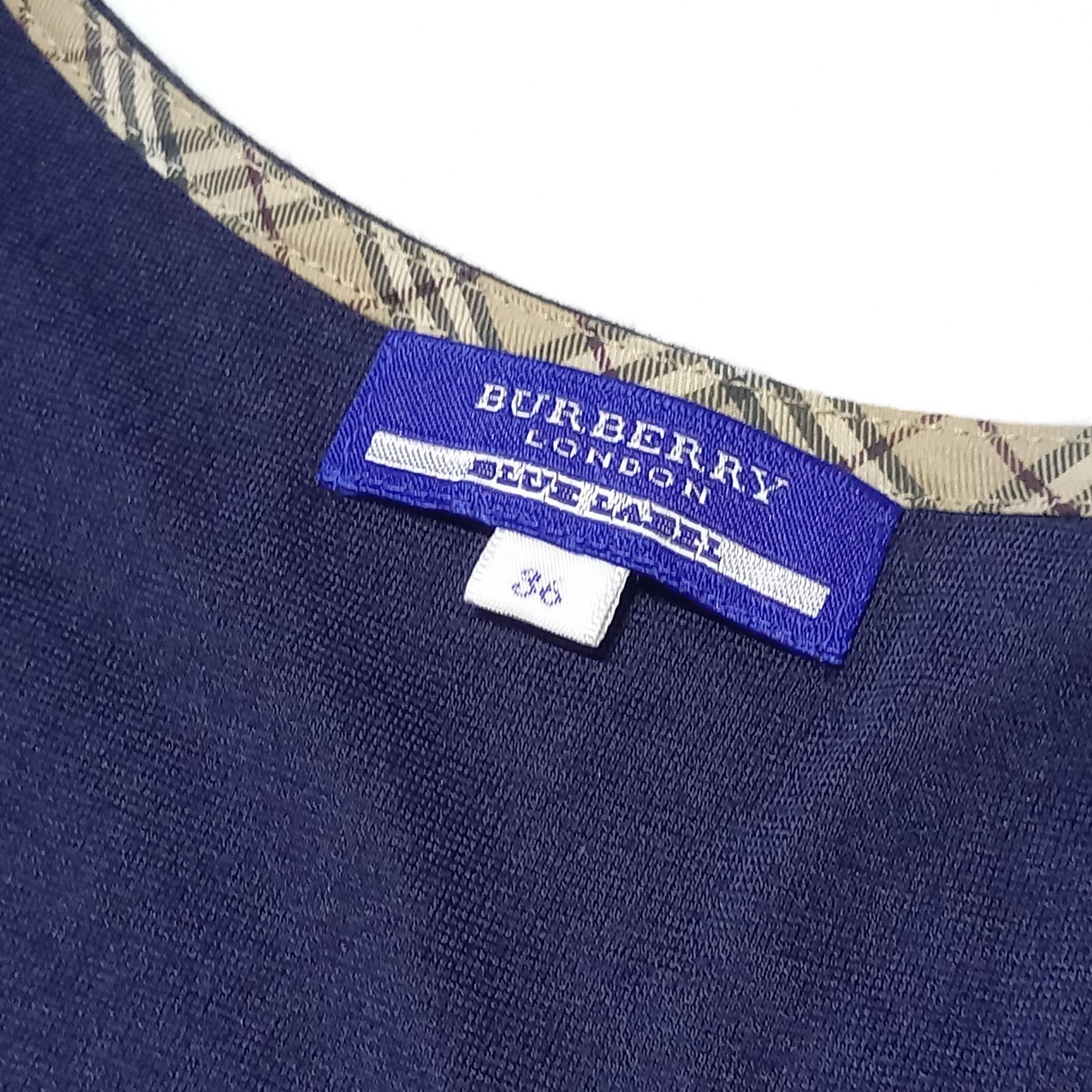 バーバリー ブルーレーベル ノバチェック 半袖 ロゴTシャツ
