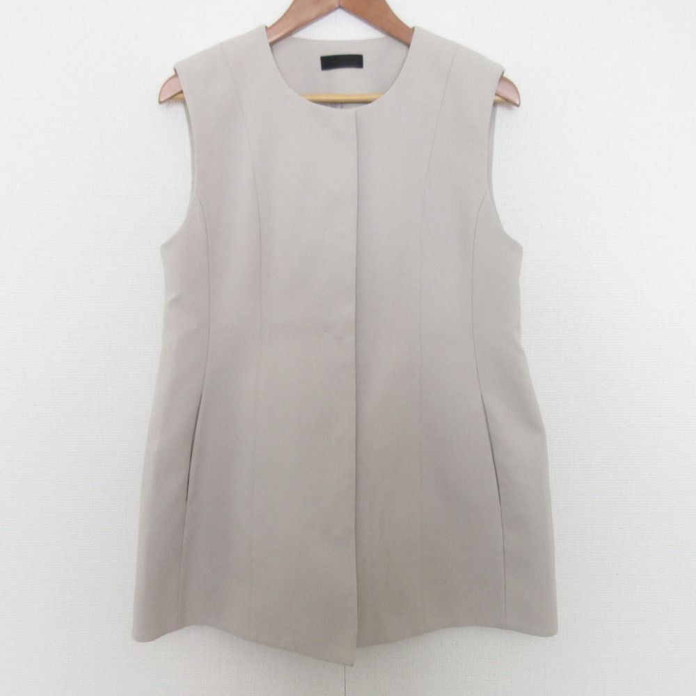 TO BE CHIC - 良品 24AW TO BE CHIC トゥービーシック フェイクファー3WAYジレ ベスト サイズX ベージュ レディース 古着 中古 USED 良品 24AW TO BE CHIC トゥービーシック フェイクファー3WAYジレ
