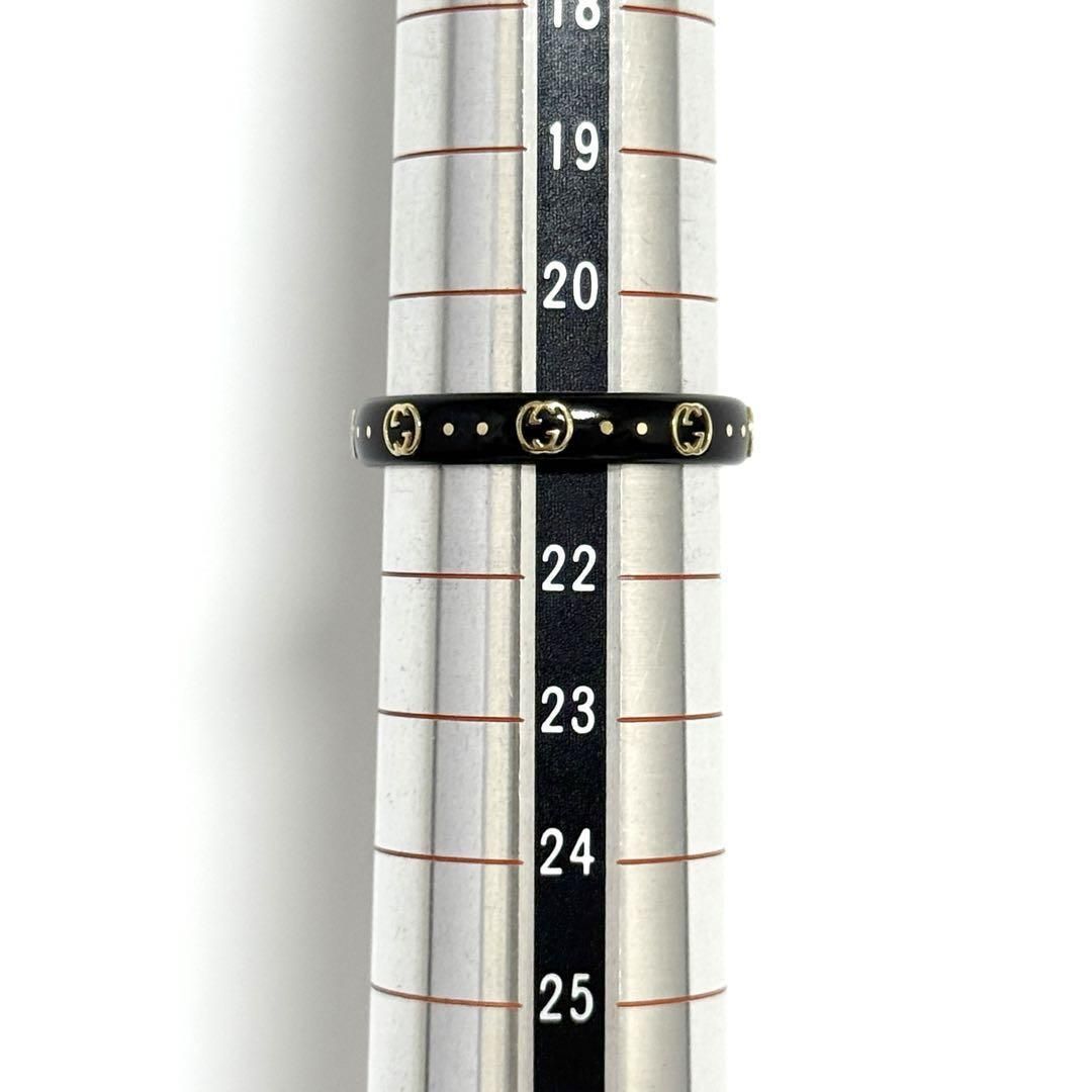 21号】グッチ メンズ 指輪 K18 インターロッキングG アイコン リング
