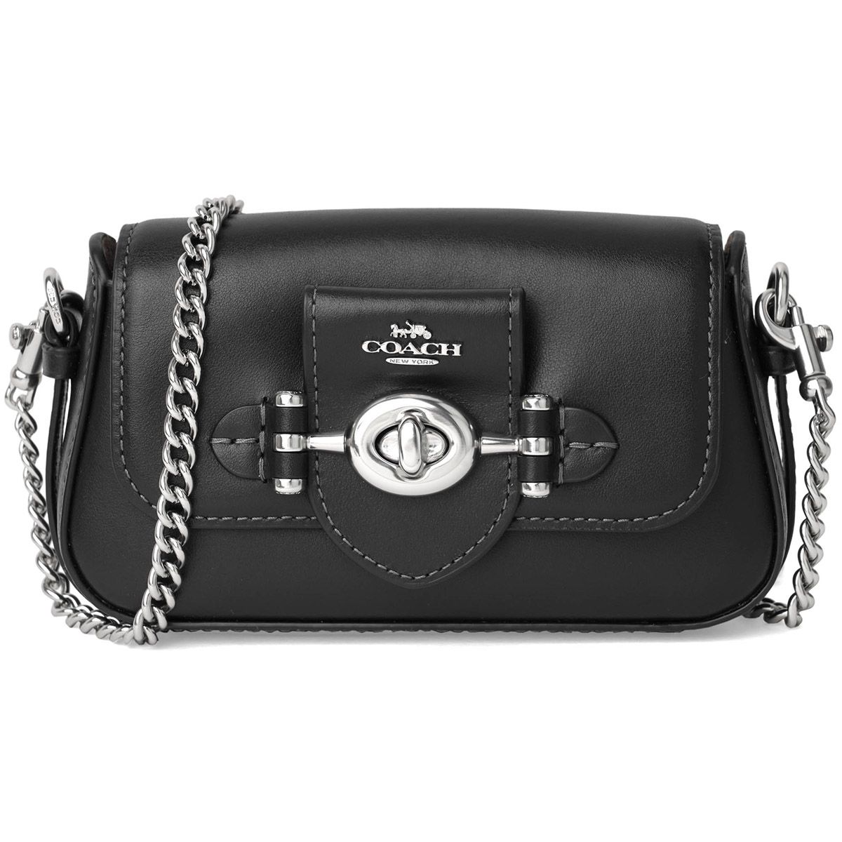 新品 コーチ COACH ショルダーバッグ MINI CROSSBODY ブラック - メルカリ