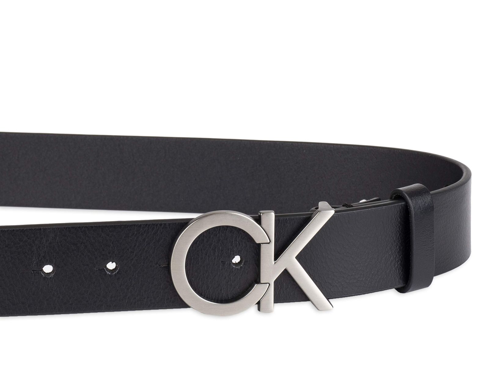 Calvin Klein Men s Logo Buckle Belt Deep Black Medium 春コーデ サスペンダー 