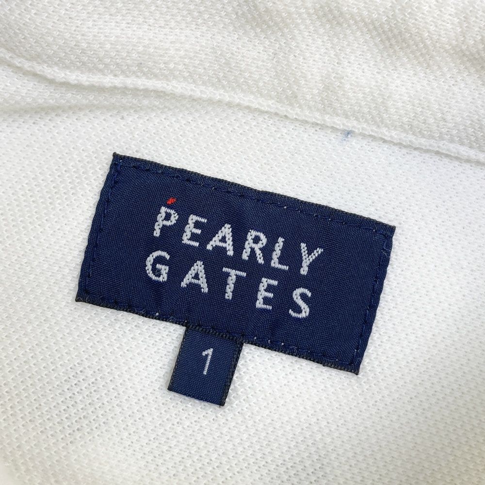サイズ：1 PEARLY GATES パーリーゲイツ 長袖ポロシャツ ボタン
